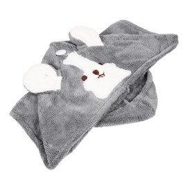 VICASKY Cartoon Coral Fleece Hair Towel Wrap Absorbent Drying Cap for Easy Hair Care for Bathing Makeup Use