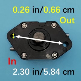 Tuzliufi el Conjunto de la Bomba de Combustible Compatible con Suzuki Yamaha Motor Fuera de Borda DF 4HP 5HP 6HP 4 Tiempos 2 Cilindros 15100-91J02 15100-91J01 15100-91J00 67D-24410-03-00 67D-24410-00 67D-24410-01-00 DF4 DF6 Z106