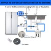 Refrigerator Water Line Kit Connection and 1/4 Compression Ice Maker