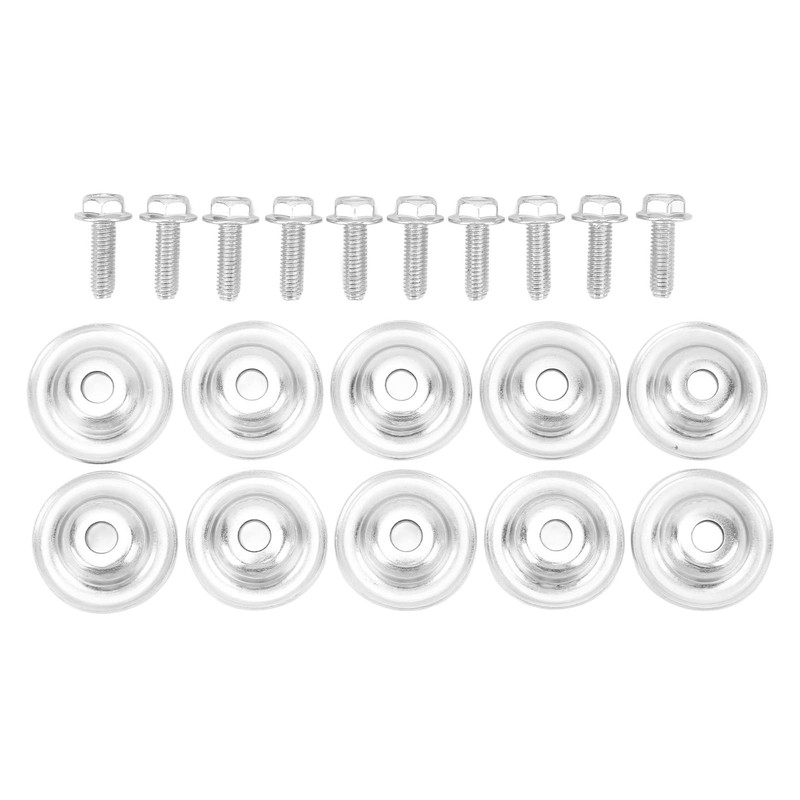 20pcs UTV Skid Plate WasherSet Rugged Metal Replacement for Polaris