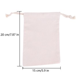 Breathable Dust-proof Drawstring Storage Pouch String Bag for Handbags Purses Shoes Eco Bag (5 PCS,5.9 * 7.87 in)