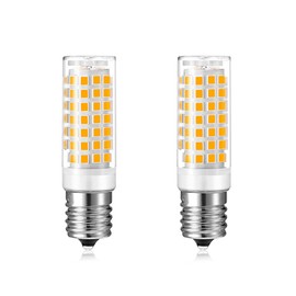 E17 LED Bulbs Dimmable 5W Microwave Over Stove Bulb, 40W Incandescent Equivalent, Warm White 3000K Light Bulbs No Flickers 88 SMD (2)