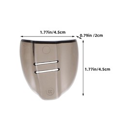 Baluue Safety Glasses Side Shields - 4 Pairs Slip on Side Shields Eyeglass Side Shields Protective Eyewear Side Shield Side Guards for Glasses, QYH0237K3616Q454UG