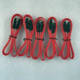 Unbranded Lot of 5 New 22" SATA Internal Locking Latch Cables