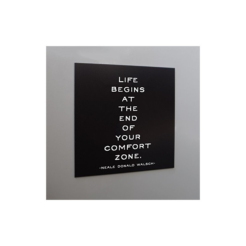Quotable Magnet - Life begins at the end of your