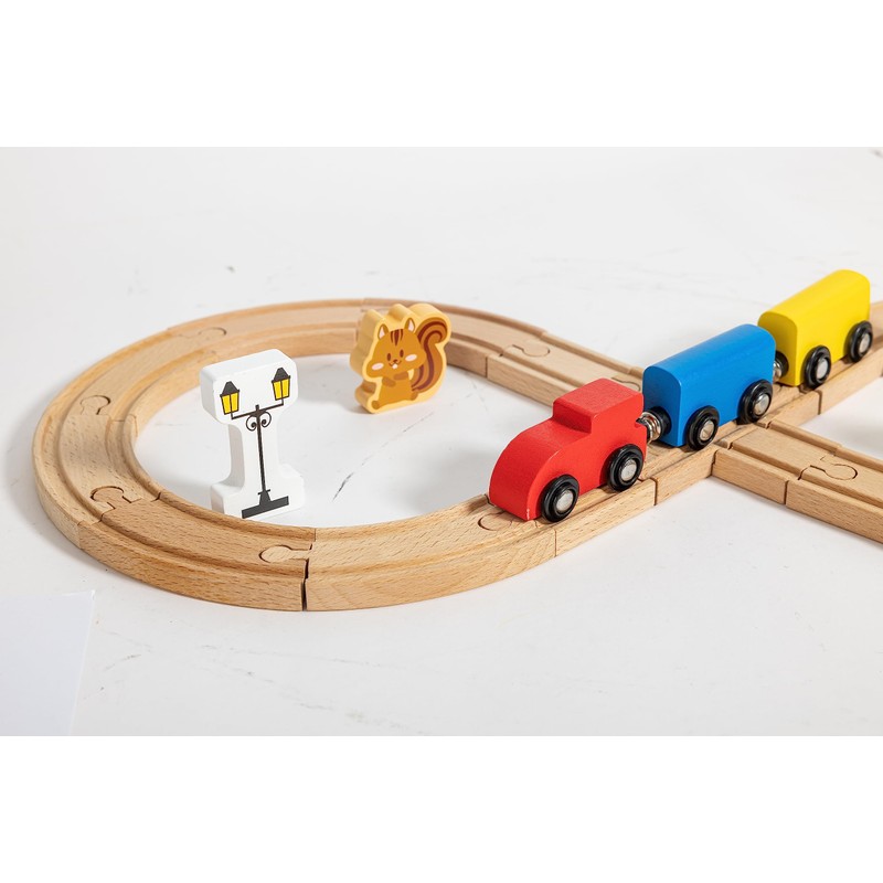 Hape 845765 Juguete Pista de Tren en 8, Madera