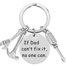 TAORAN Father’s Day Gifts, Dad Keychain from Son Daughter, Keychain Birthday Gifts for Men