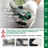 KURSTOL Tile Diamond Saw Blade - 115mm/4.5" Diamond Cutting Disc,Angle