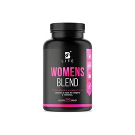 Multivitamínico para Mujer | 200 cápsulas 650 mg por porción. Colágeno Hidrolizado, Biotina, Ácido Fólico y Vitaminas. Ingredientes naturales. Womens 