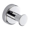 INDA STYL Wall Hanger, Stainless Steel, White, 5 x 5 x 5 cm