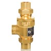 1/2" 9D-M3 Backflow Preventer, Brass Dual Check Valve with Intermediate