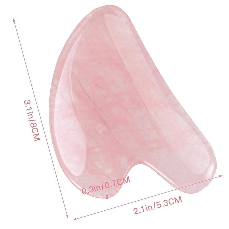Rosy Finch Gua Sha Massager Tool, Jade Stone Guasha Scraping