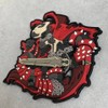 Evil clown embroidered moral patch