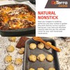 DaTerra Cucina Nonstick Roasting & Lasagna Pan – 16"x12"x3", Ceramic-Coated,