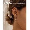 LOLIAS 925 Sterling Silver Dangle Earrings for Women Hypoallergenic CZ