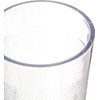 CFS 55018107 Stackable ShatterResistant Plastic Tumbler, 5 oz., Clear (Pack