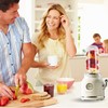 CULINARY CHEF Retro Smoothie Maker Blender with Mason Jar, Perfect