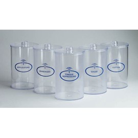 Plastic Sundry Jars (5/set)