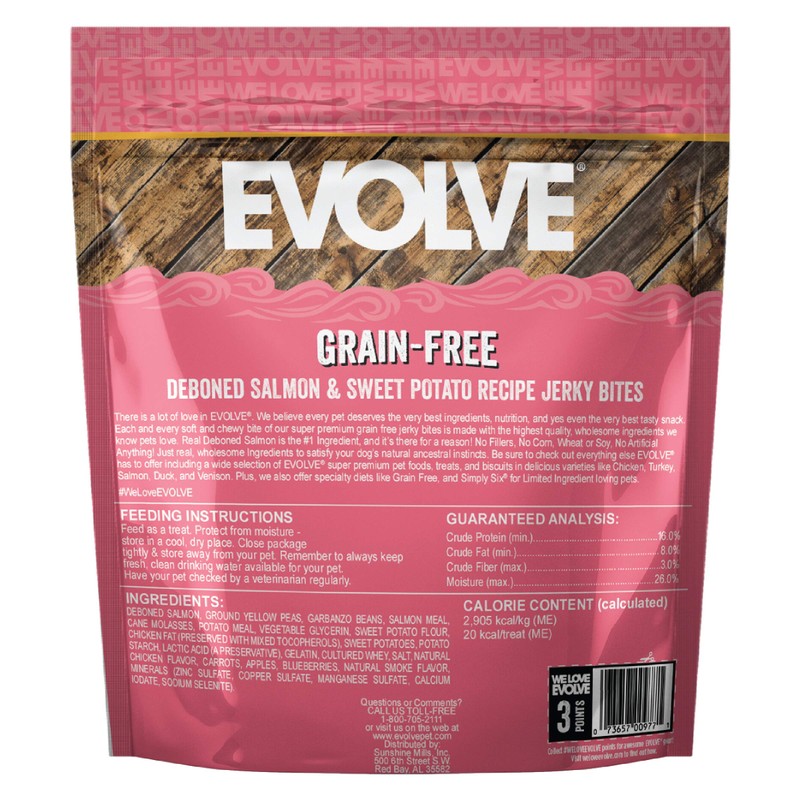Evolve Grain Free Jerky Bites