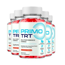 Primo 5-Pack Primo TRT Gummies for Men, PrimoTRT Supports Mens Health - 300 Gummies