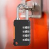 1 Pc Blue 4 Digits Lock,Combination Locker Password Padlock Mini