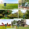 Solar Ultrasonic Pest Repeller Outdoor Animal Repeller with Ultrasonic Sound