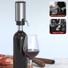 Elektrischer Wein Dekanter,Wiederaufladbarer Weinspender,Elektrischer Weinbelüfter mit Abschließbarem Weinstopper,Elektrischer Weinausgießer,Elektrischer Weinspender