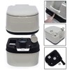 HTTMT- Gray 24L Advanced Portable Toilet Flush Camping Travel Outdoor