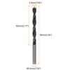 HARFINGTON 3pcs Brad Point Drill Bits 5.5mm(7/32") Dia Straight Round