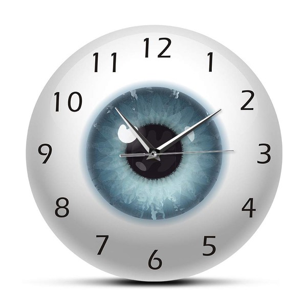 The Geeky Days Reloj de pared silencioso con diseño de