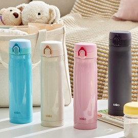 CLINA hot and cold one-touch tumbler 350ml/500ml water bottle/thers, 350ml/pearl pink / 클리나 보온보냉 원터치 텀블러 350ml/500ml 물병/보온병, 350ml/펄핑크