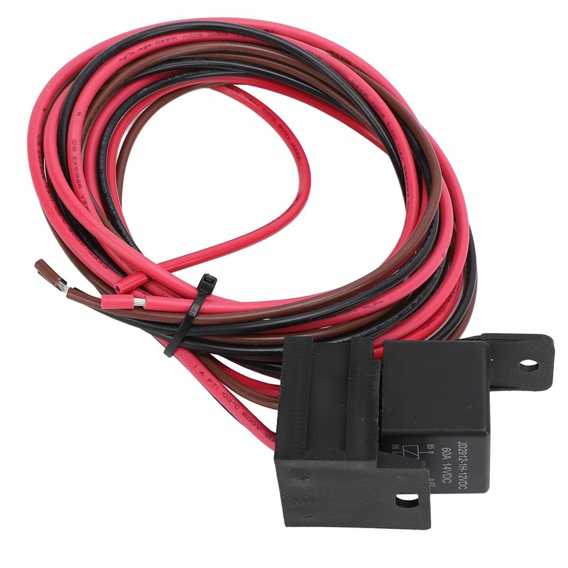 Electric Fan Thermostat Control Relay Cable Set, Adjustable Stainless Steel