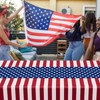 QZYL 4 Pack 4th of July Tablecloths, 54" x 108"
