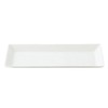Square P12801 25 Long Square Plate, White