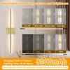 Wall Sconces Set of 2 Battery Operated, 8000mAh USB Rechargeable