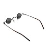 meSmart Original Evil Round Steampunk Sunglasses, Slim, Titanium, Unisex, Ruhe,