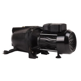 LCyindu 1HP Shallow Well Jet Pump, 110V, 10.57GPM, 216ft Max. Head, Stainless Steel, Black, Versatile Pump for Farm, Lawn, Garden