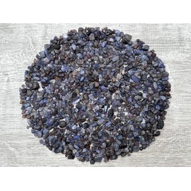 Sapphire Chips – Natural Mini Sapphire Stones, Crushed Undrilled Sapphire, Semi-Tumbled Genuine Sapphire (1/4 lb)