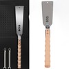 Double Edge Sided Hand Saw Fine Tooth Triple Fast Flush