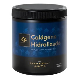 Colágeno Hidrolizado Polvo Plenius & Winner Tipo I II Sin Sabor 450g