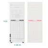 ALGLEA 500PCS Time Cards for Employees, 2 Sided Time Sheets,