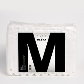 ABUniverse Simple Ultra Diapers - Pack of 10 (Medium)