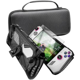 Toughcase Asus ROG Ally Case with Kickstand & Hard Carrying Bag & Glass Screen Protector