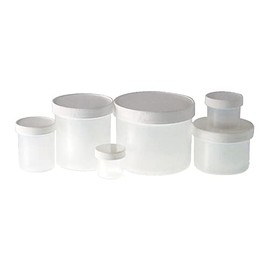 Qorpak PLC-03704 Natural Polypropylene Jar with 89-400 White Polypropylene Unlined Cap, 8 oz (Pack of 36)