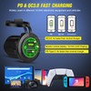 Nilight 5 Gang Multi Function Waterproof Switch Panel PD Type
