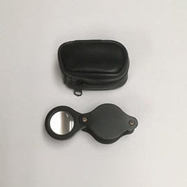 10X Jewelers Pocket LOUPE, Durable but Lightweight Construction, Highly Portable Comes with Carrying case