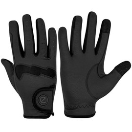 eGlove GripPro Lite 2024 Riding Gloves, Lightweight, Breathable, Easy Grip & Durable - Touch Screen Friendly, Black/Black (2024), XXS