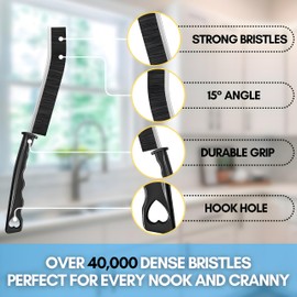 Crevice Cleaning Brush – Multifunctional Cleaning Tool For Bathroom, Shower & Grout Brush, Magic Brush For Tiles, Window Tracks & Gaps, UK Cleaning Brush By Hydro