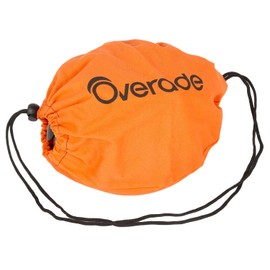 Overade Cotton Bag for Storing and Transporting Folding Helmets Plixi, Plixi FIT, Zoom or Other Bicycle Accessories - Volume 3 Litres - Dimensions 27 x 27 cm - Orange
