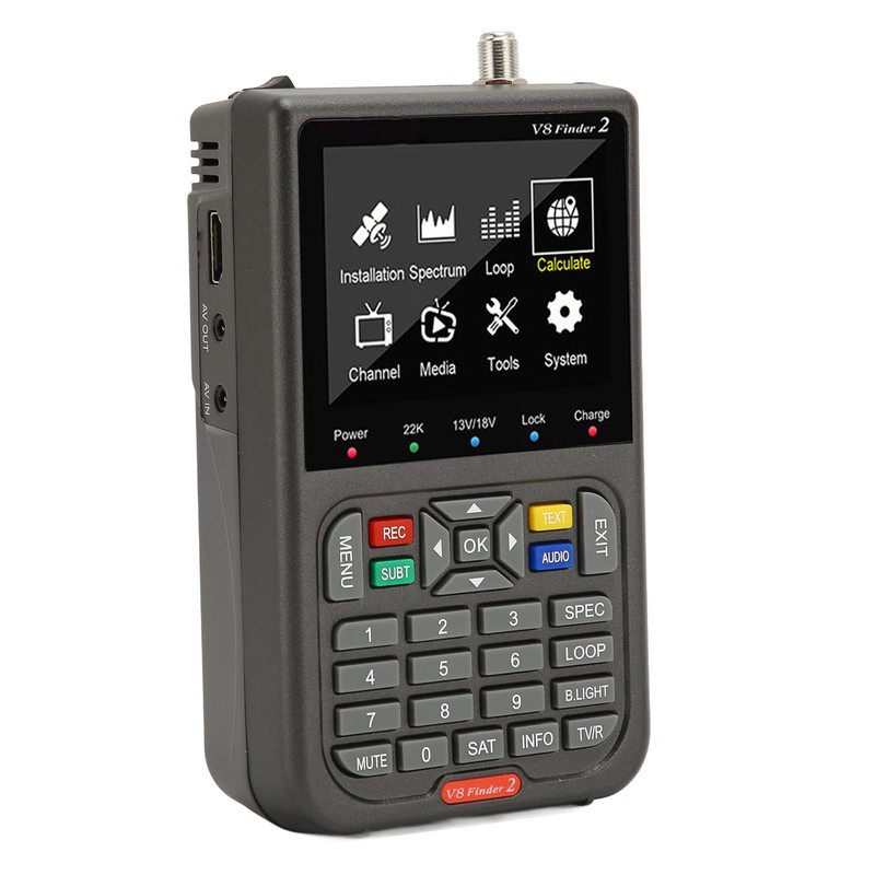 V8 Finder 2 Satellite Finder Signal Meter 3.5inch HD LCD